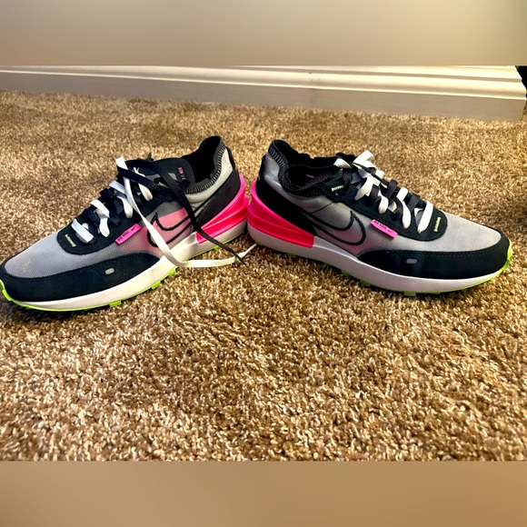 Nike Waffle 1 🖤🩷💚 - Picture 2 of 3